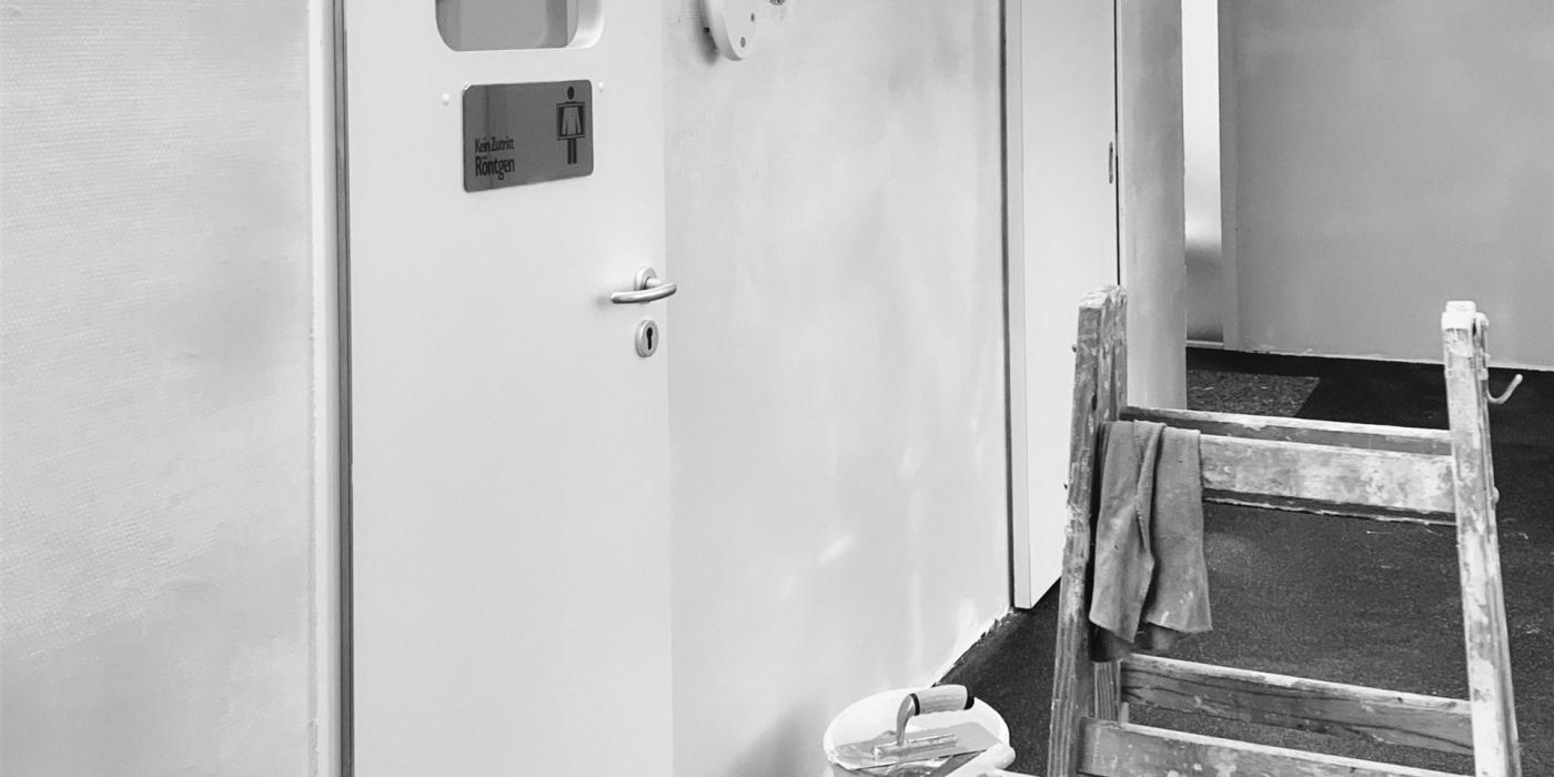 Malerarbeiten im Flur